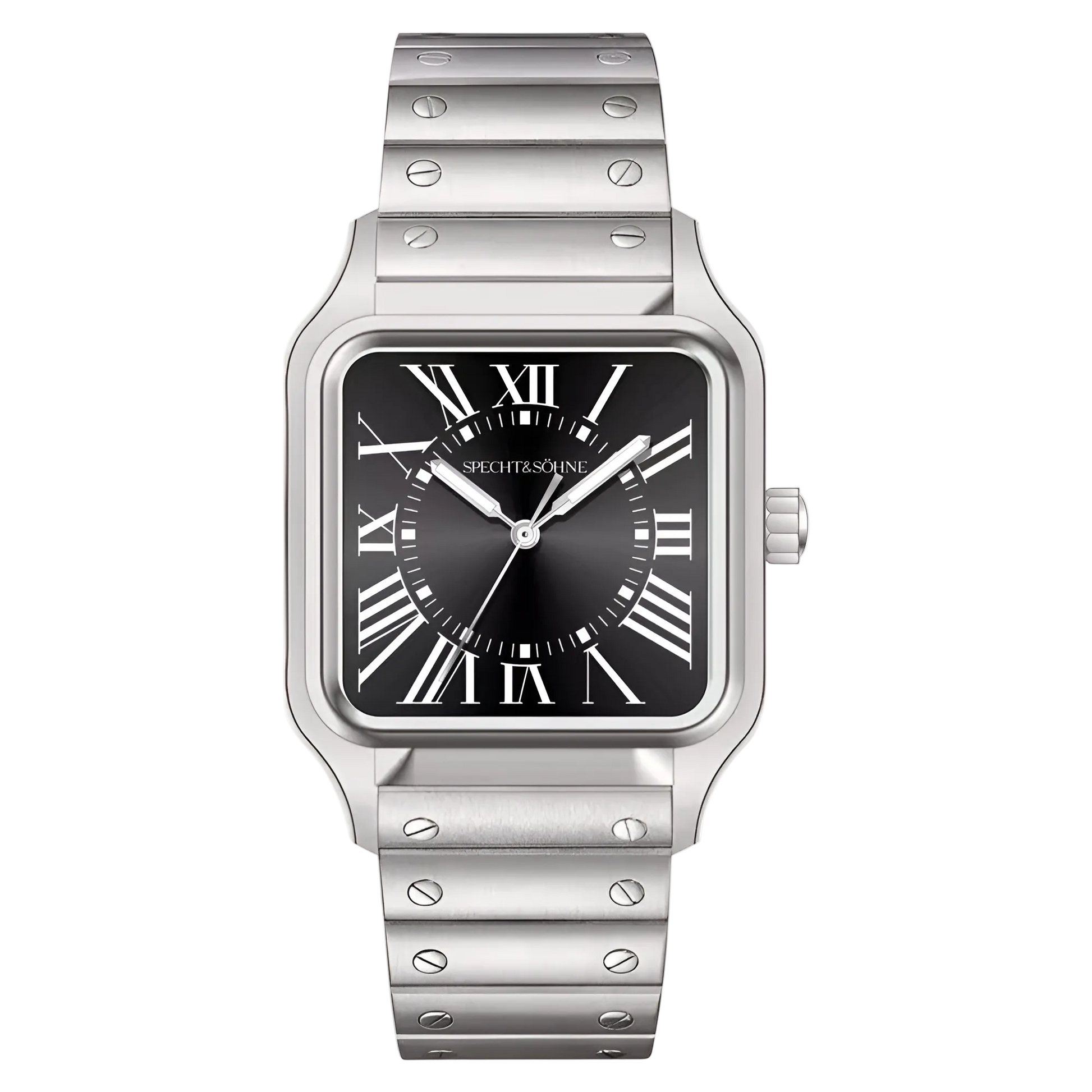 Specht & Söhne Santons - C - black dial, front iew