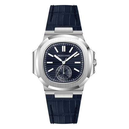 Specht & Söhne SP-5980 - - blue dial, blue strap