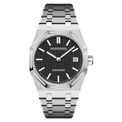 Specht & Söhne SP-Ro-Ya - - black dial, front view