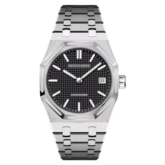 Specht & Söhne SP-Ro-Ya - - black dial, front view