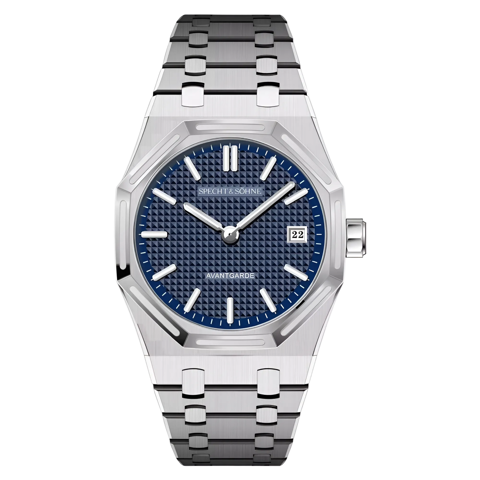 Specht & Söhne SP-Ro-Ya - - blue dial, front view