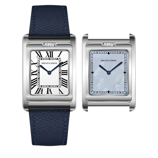 Specht & Söhne SP-TANK - - two dials, blue strap