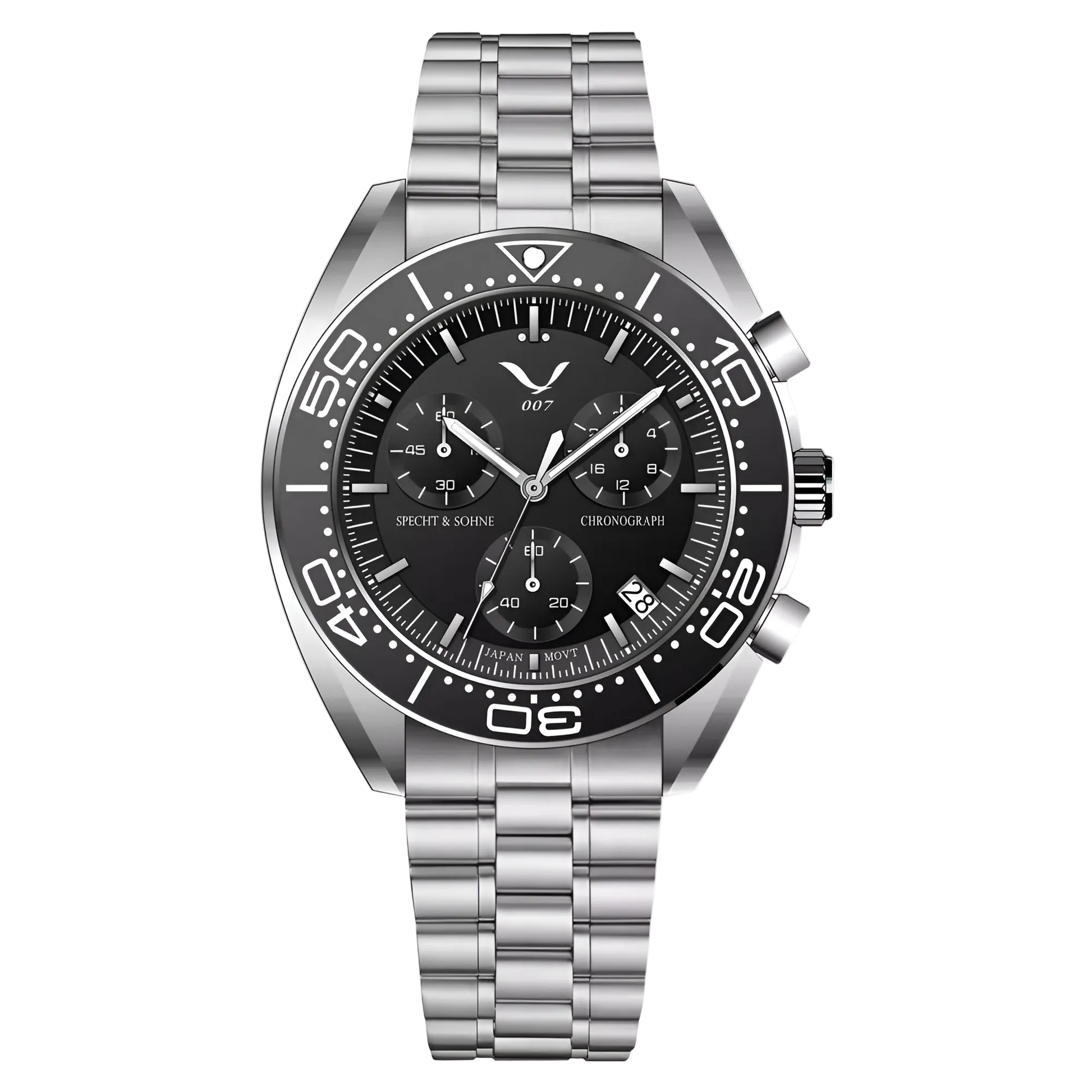 Specht & Söhne SP0007 - M - front view black dial