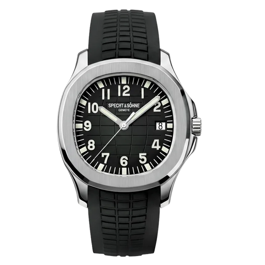 Specht & Söhne SP0008 - A - black dial, front view