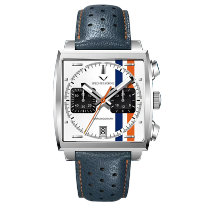 Specht & Söhne SP0009 - M - blue perforated strap