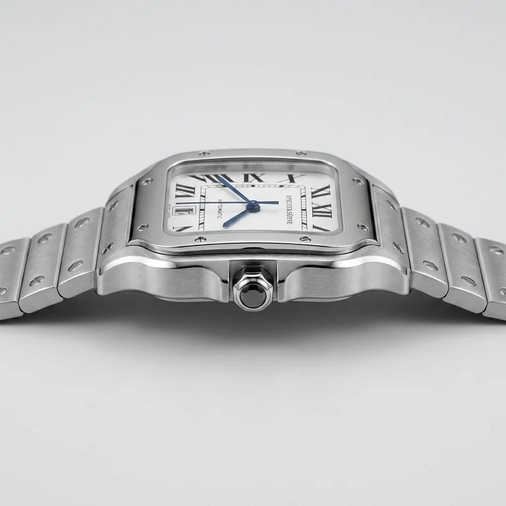 Specht & Sohne SP0011 - M - Luxury chronograph, steel side profile
