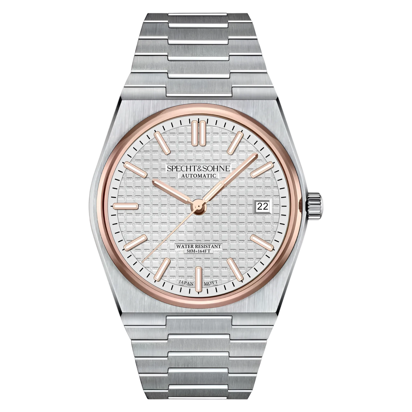 Specht & Söhne SP0014 - A - white dial, rose gold bezel