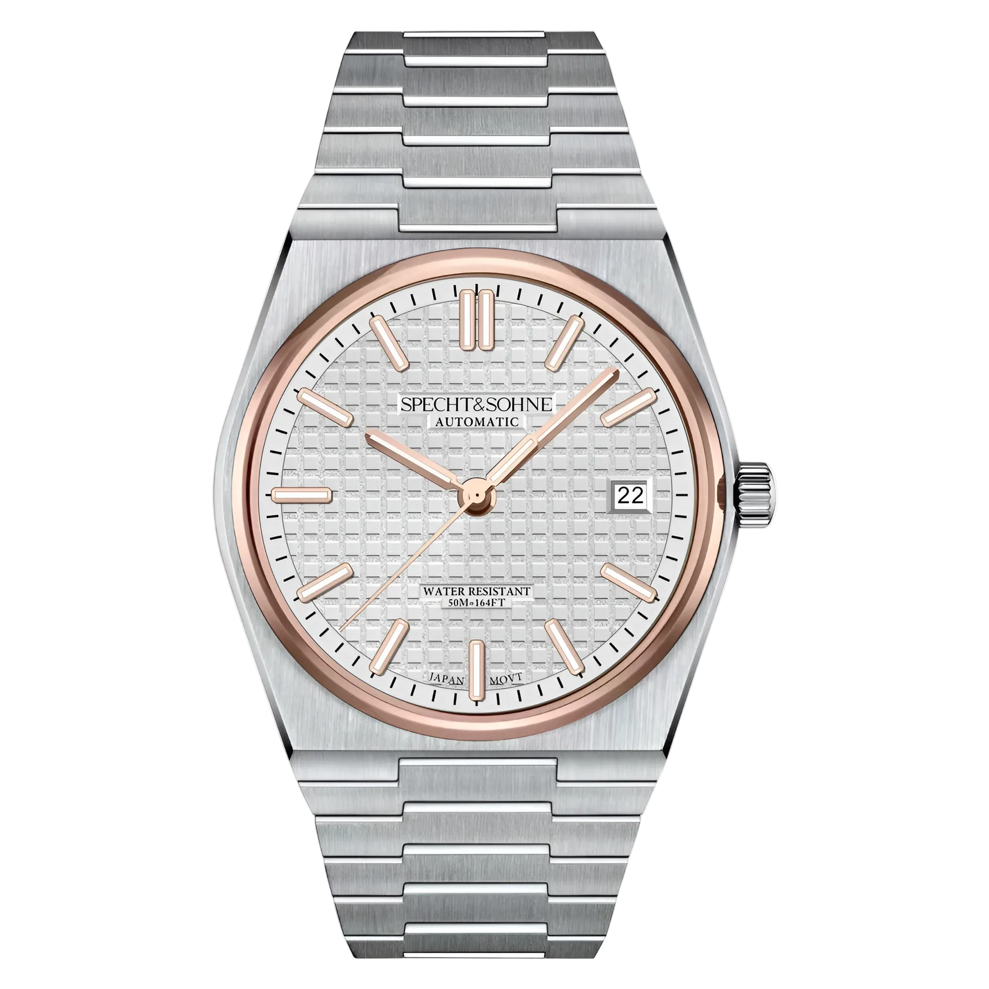 Specht & Söhne SP0014 - A - white dial, rose gold bezel