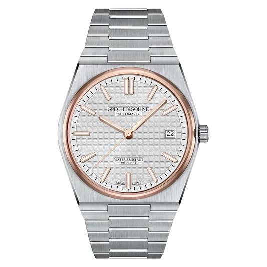 Specht & Söhne SP0014 - A - white dial, rose gold bezel