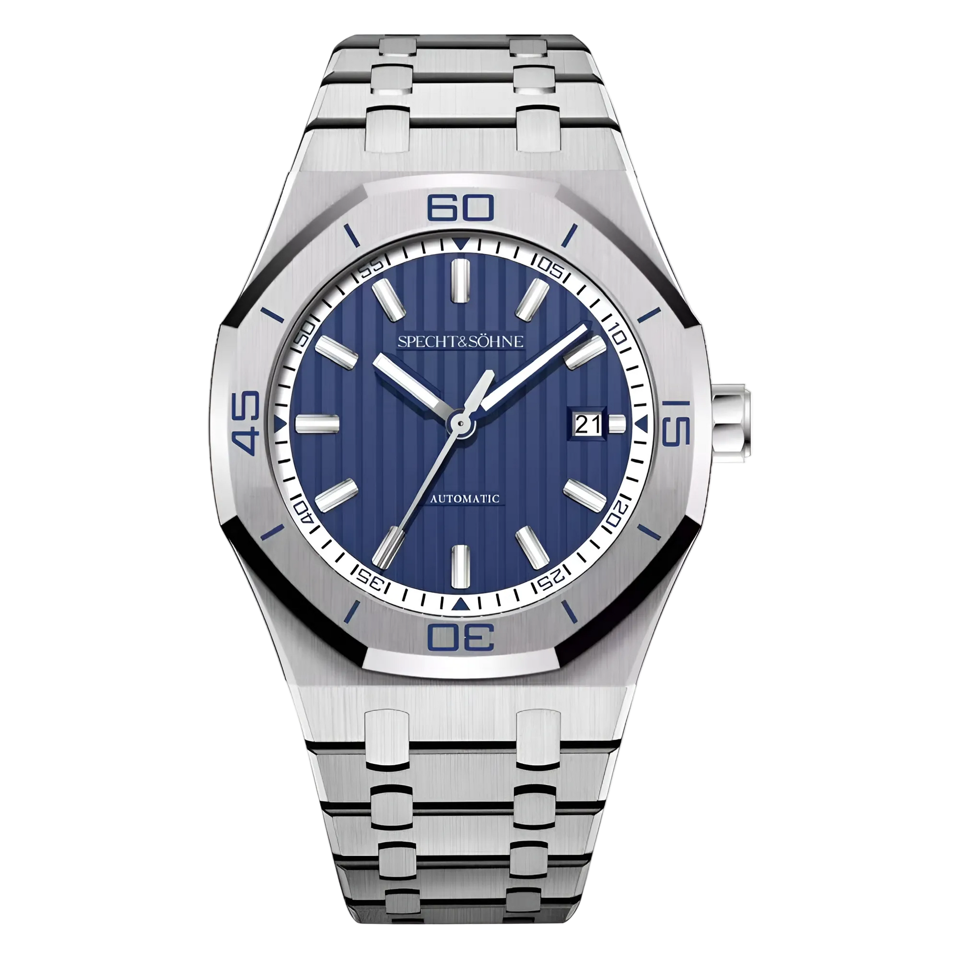 Specht & Söhne SP0018 - M - blue dial, silver indices
