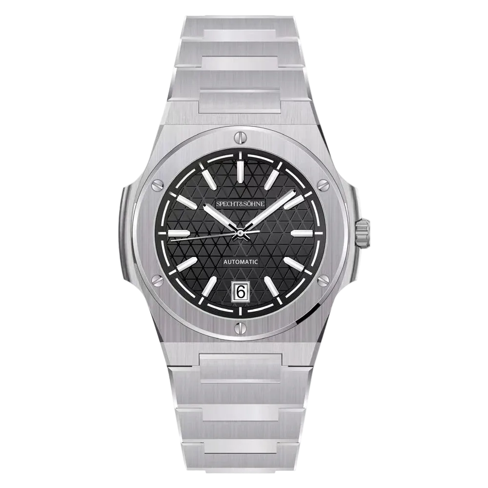 Specht & Söhne SP0022 - Men’s Automatic Watch with Black Dial