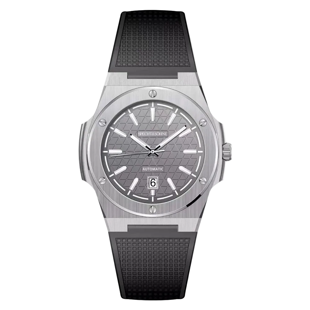 Specht & Söhne SP0022 - M - black rubber strap