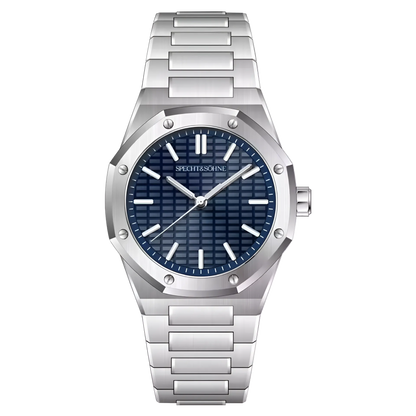Specht & Söhne SP0026 - Q - blue dial, front view