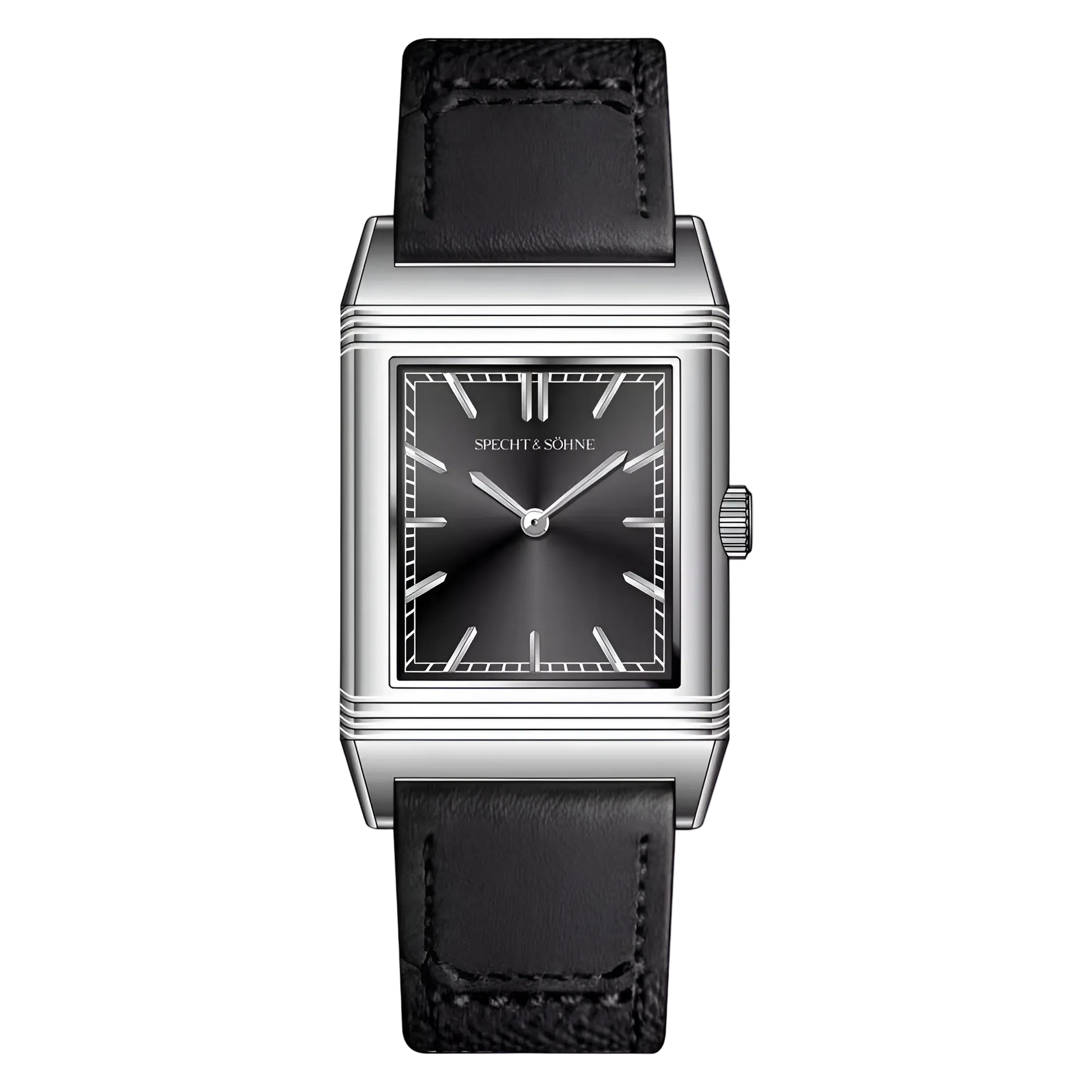 Specht & Söhne SP0028 - M - black dial, stick markers