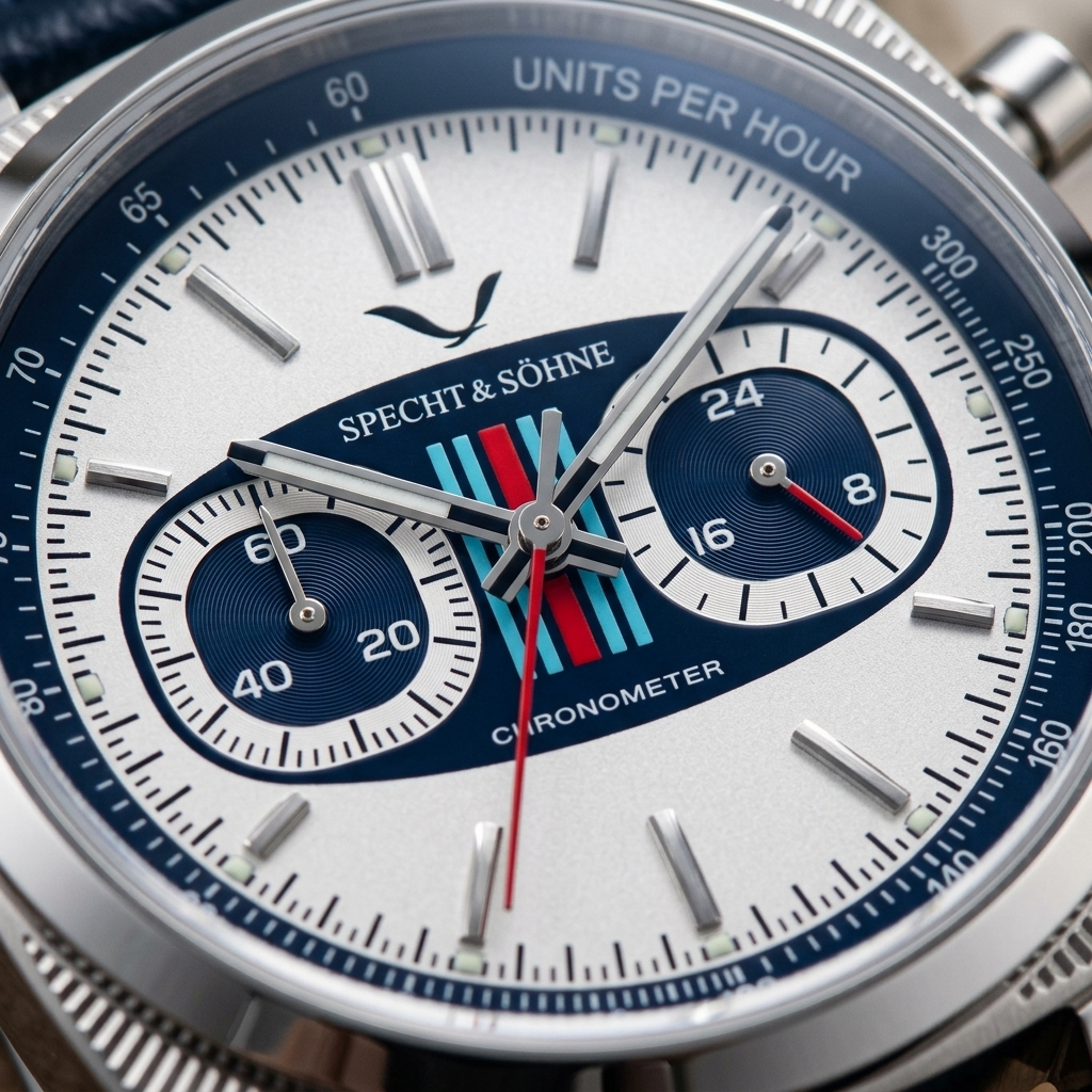 Specht & Söhne SP0035 - dial macro detail