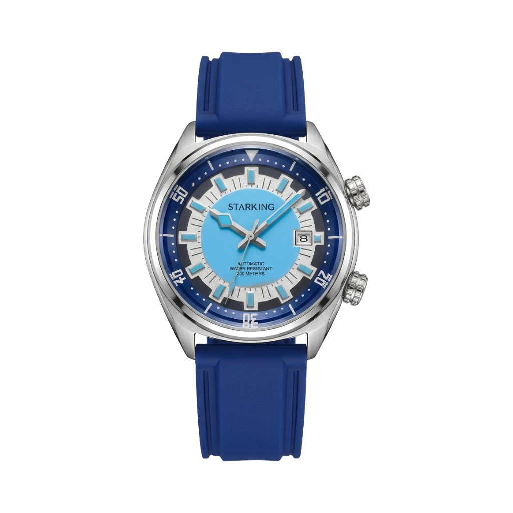 STARKING AM0603 - light blue dial front view packshot