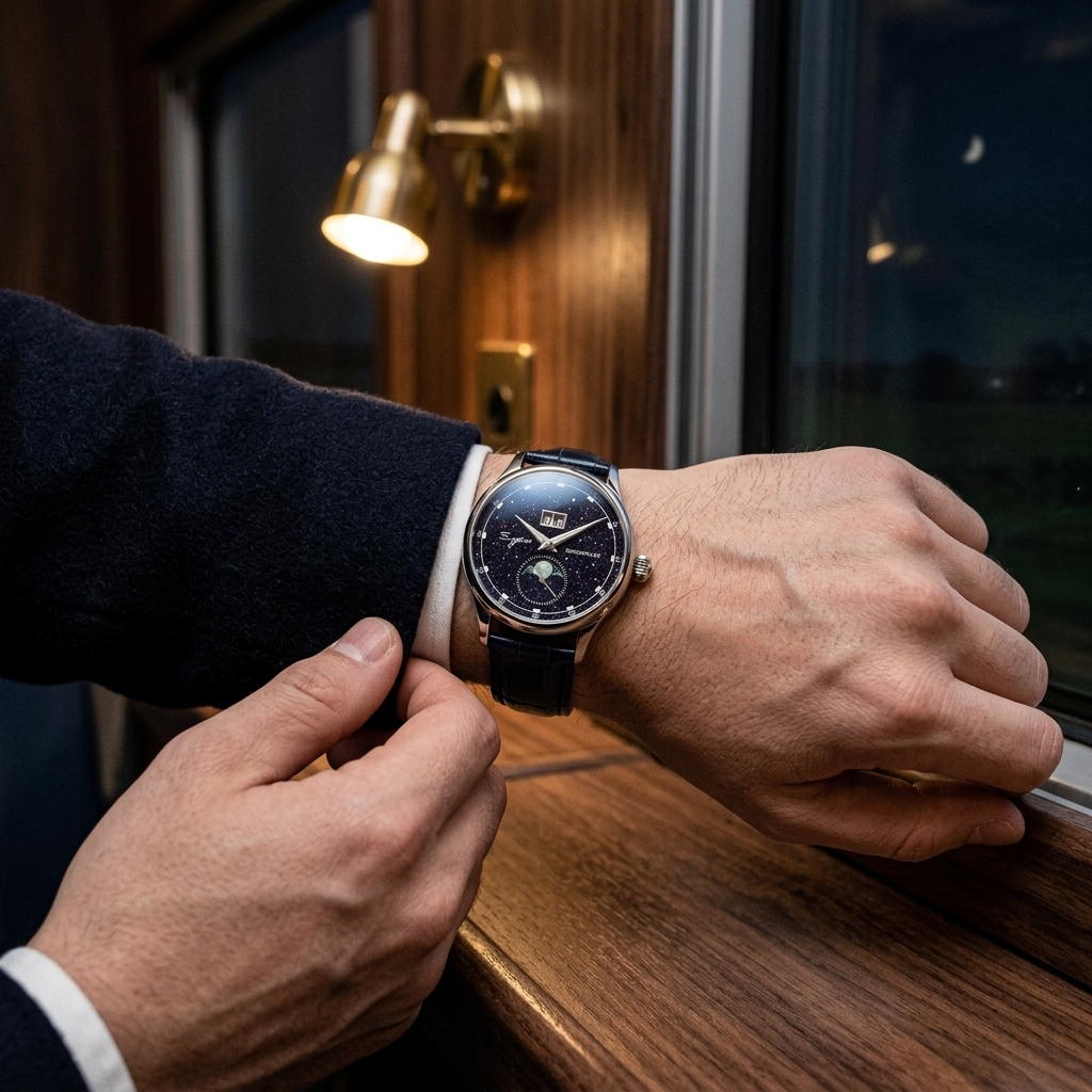 SUGESS 401B - wrist shot lifestyle