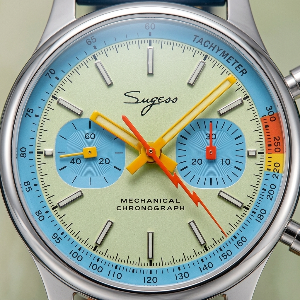 SUGESS Racing 1963 - dial macro detail