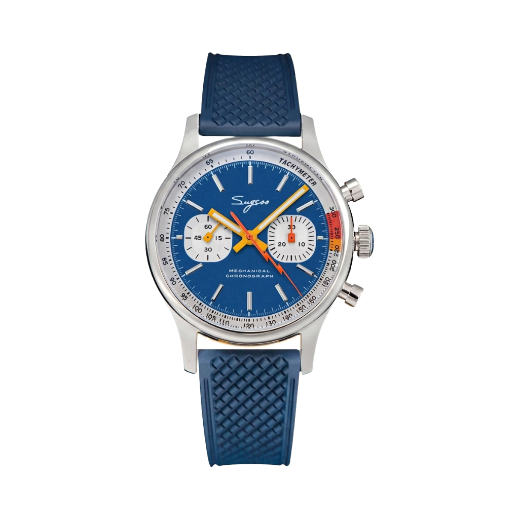 SUGESS Racing 1963 - blue dial front view packshot