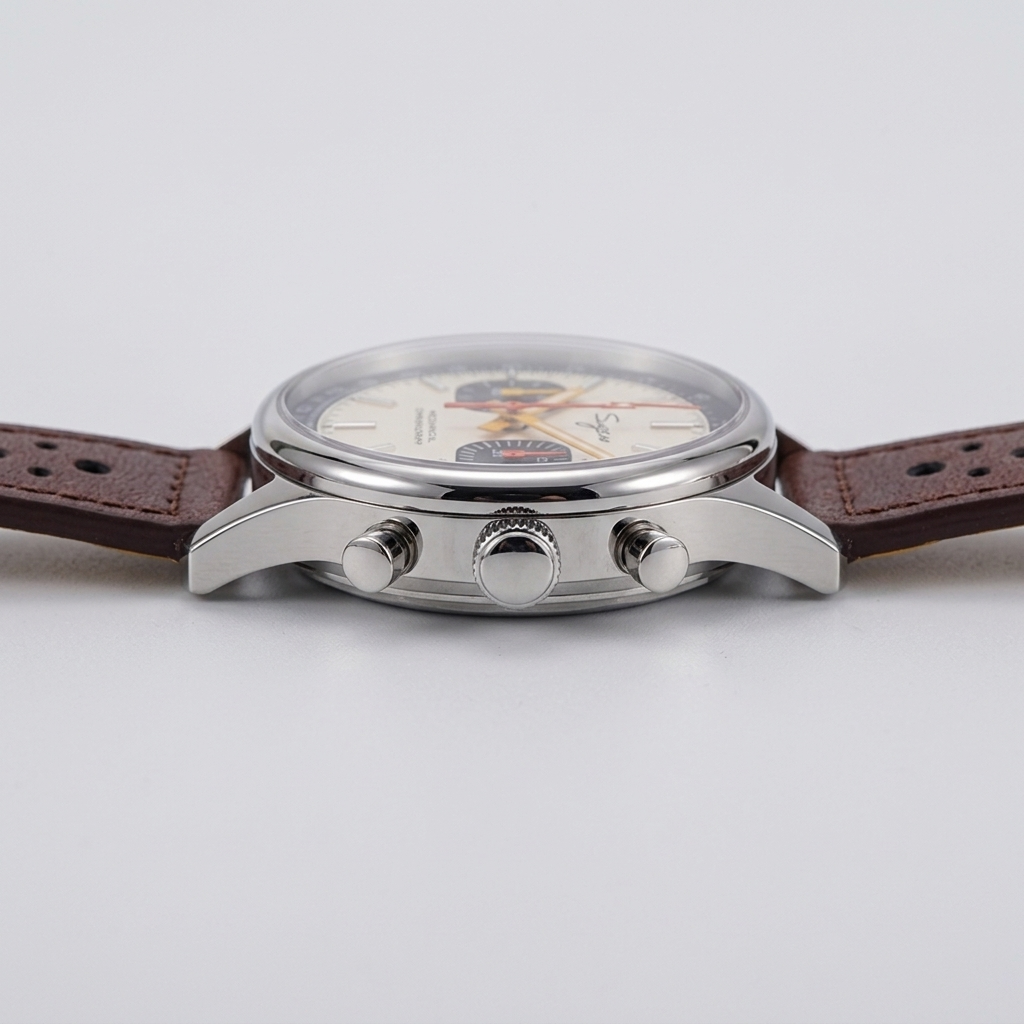 SUGESS Racing 1963 - side profile case crown