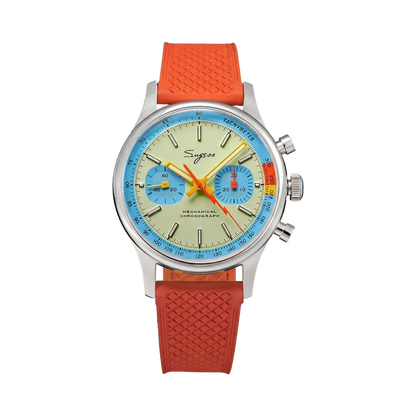 SUGESS Racing 1963 - turquoise dial front view packshot