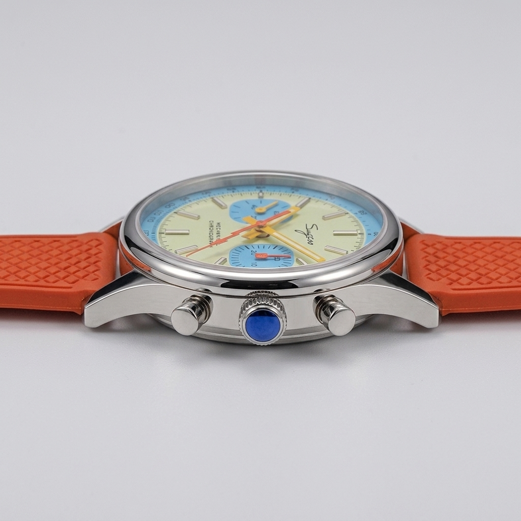 SUGESS Racing 1963 - side profile case crown