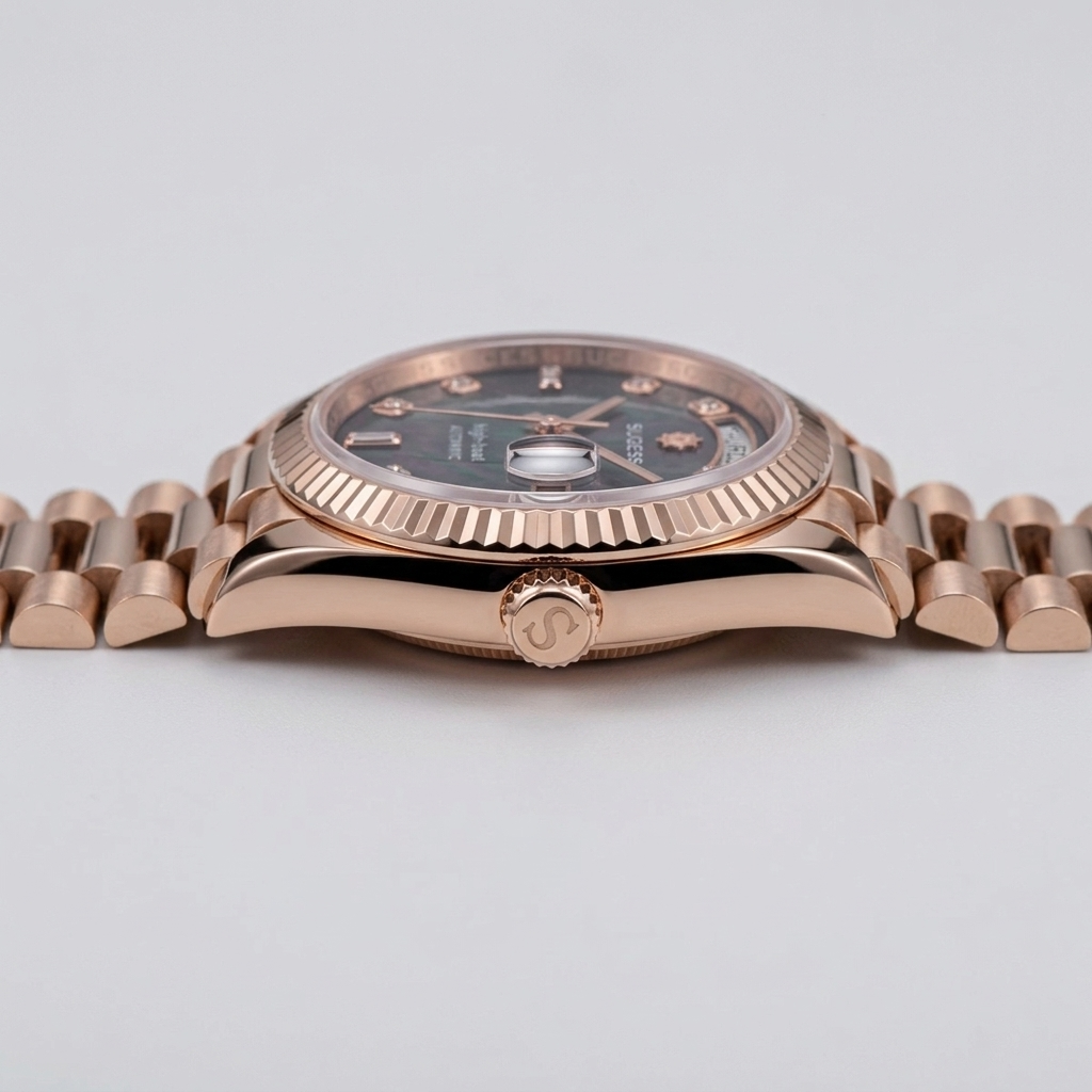 SUGESS S449 - side profile case crown
