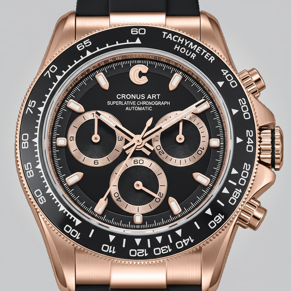 CRONUSART CM015-018 - Men's Automatic Watch Ceramic & Steel Edition breitvacher