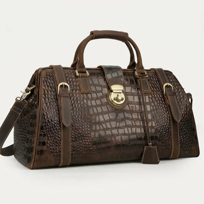 Tiding 6625 — Brown Genui - brown leather briefcase premium