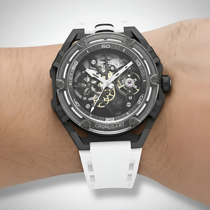 Cronusart CM025-011 Automatic Skeleton Watch - 72H Power Reserve breitvacher