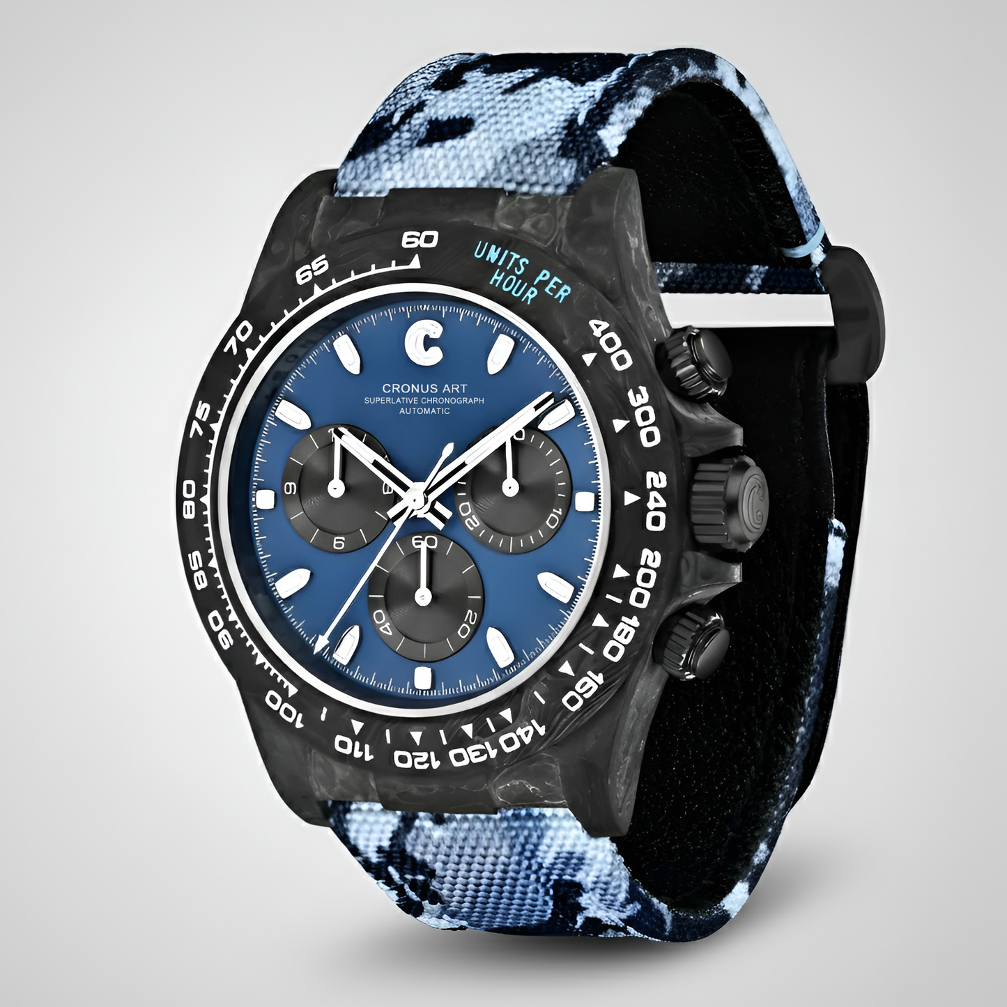 Cronusart CM016-037 Carbon Fiber Automatic Chronograph Watch - Limited Edition breitvacher