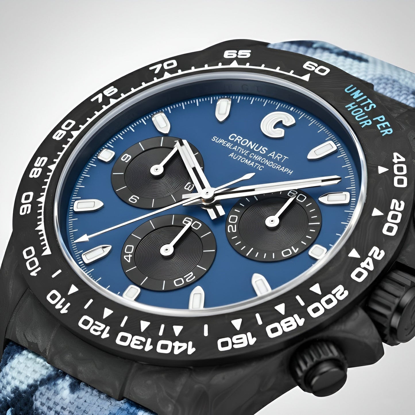 Cronusart CM016-037 Carbon Fiber Automatic Chronograph Watch - Limited Edition breitvacher