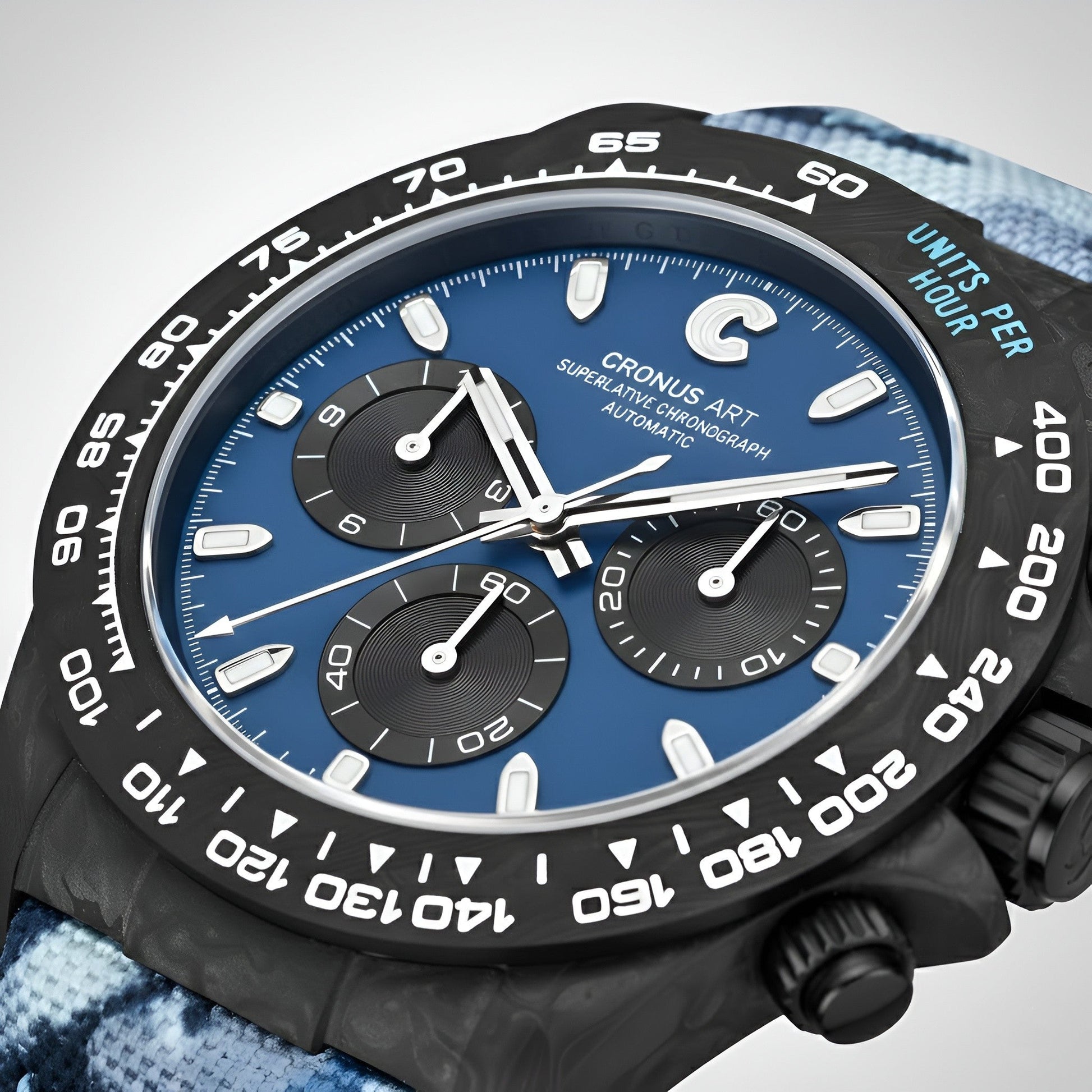 Cronusart CM016-037 Carbon Fiber Automatic Chronograph Watch - Limited Edition breitvacher