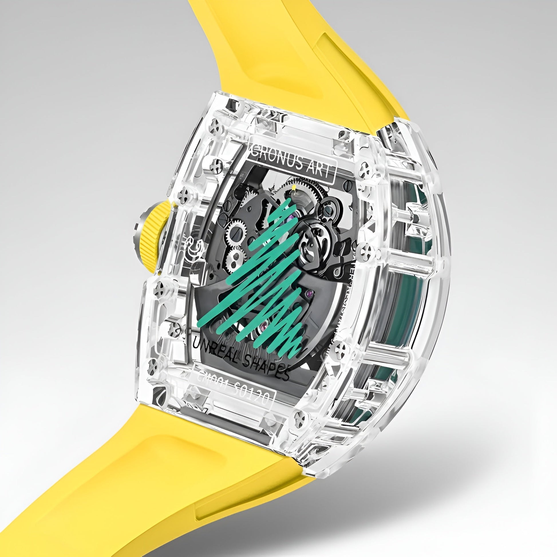 Cronusart CM001-057 Transparent Automatic Watch - Christmas Edition breitvacher