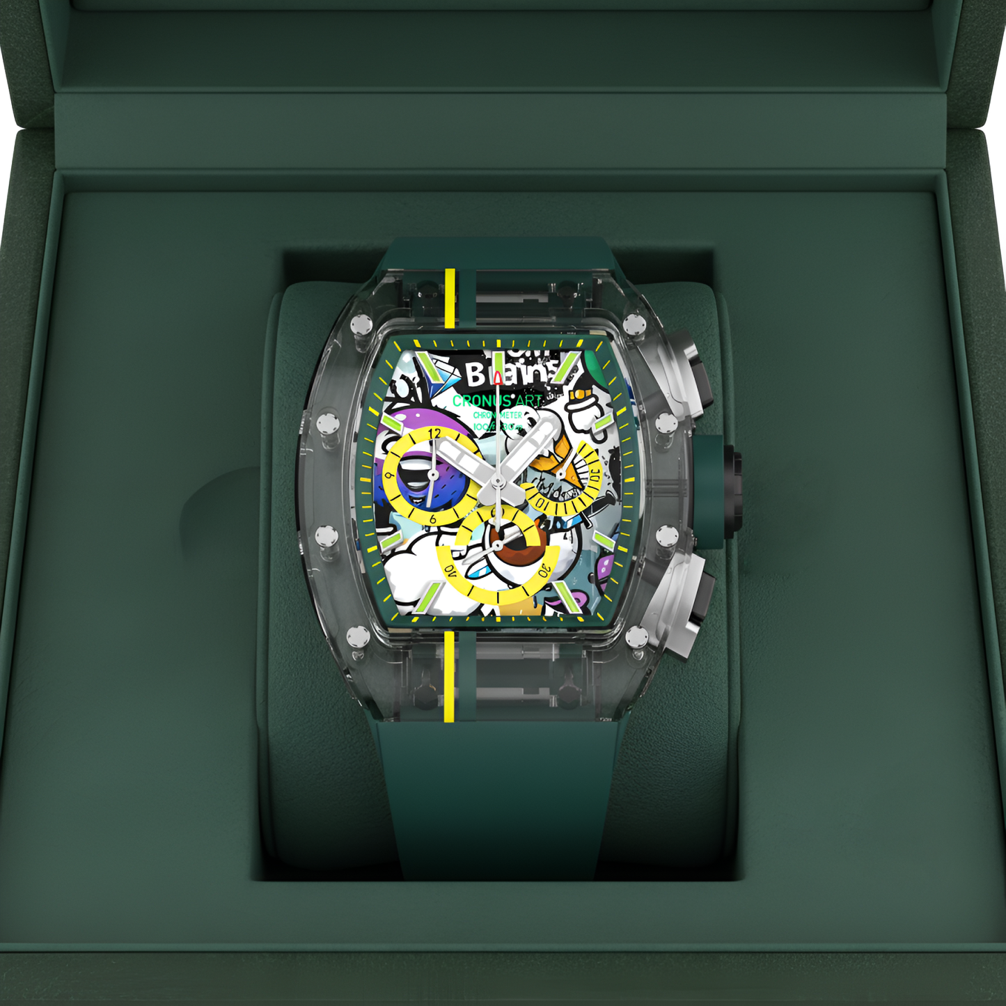Cronusart CM001-10B Sapphire Chronograph Watch breitvacher
