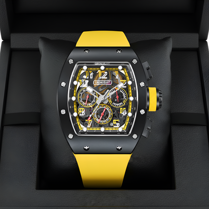 Cronusart CM002-01X Tonneau Automatic Chronograph Watch- Skeleton Edition breitvacher