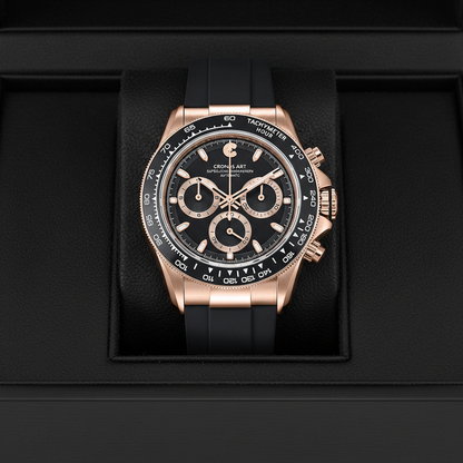 CRONUSART CM015-018 - Men's Automatic Watch Ceramic & Steel Edition breitvacher