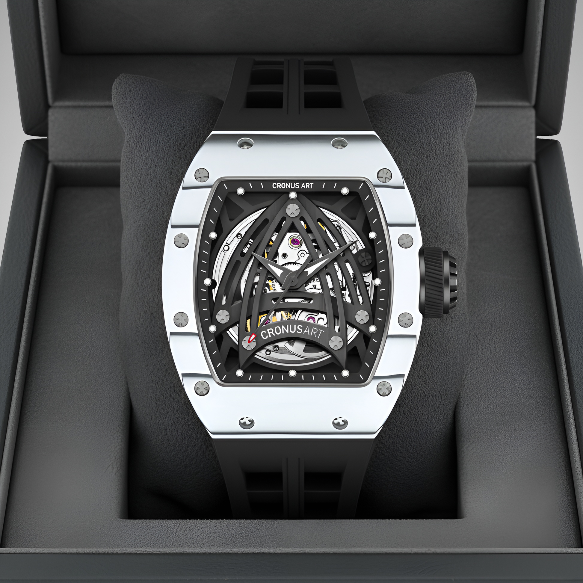 CRONUSART CM002-073 Carbon Fiber Skeleton Watch breitvacher