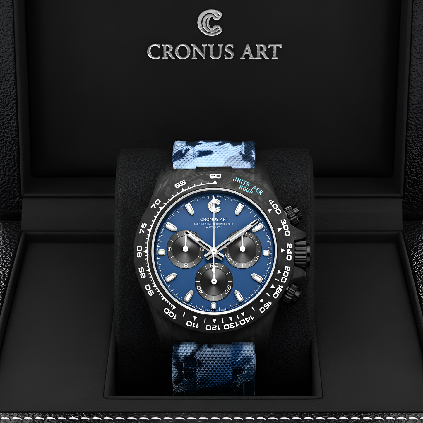 Cronusart CM016-037 Carbon Fiber Automatic Chronograph Watch - Limited Edition breitvacher