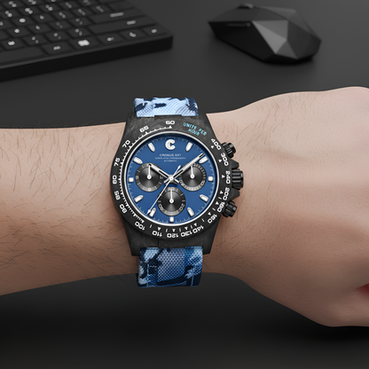 Cronusart CM016-037 Carbon Fiber Automatic Chronograph Watch - Limited Edition breitvacher