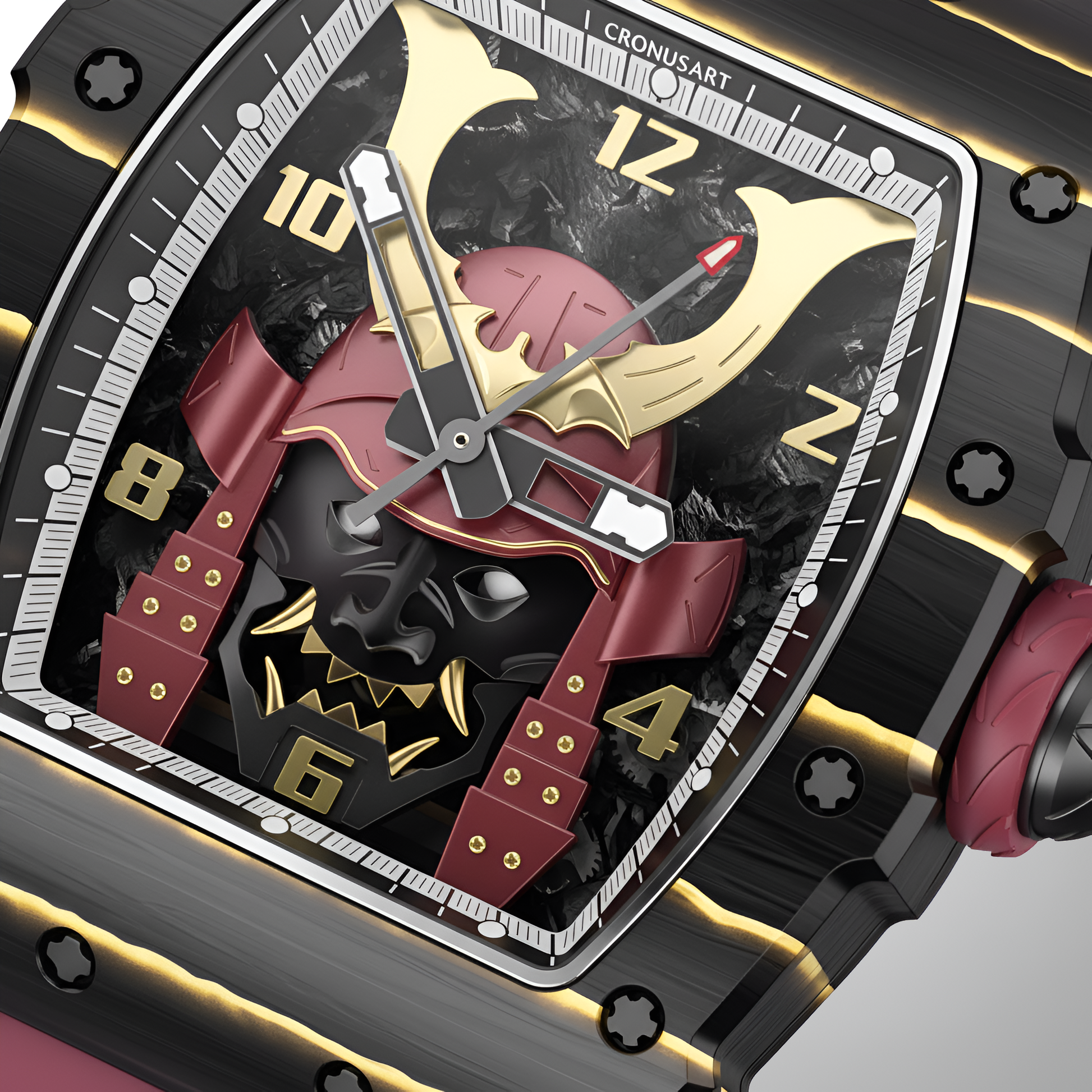 Cronusart CM002-08A Carbon Fiber Skeleton Watch - NTPT High Beat breitvacher