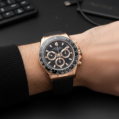 CRONUSART CM015-018 - Men's Automatic Watch Ceramic & Steel Edition breitvacher